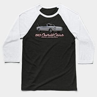 1963 Chevrolet Corvair Monza Convertible Baseball T-Shirt